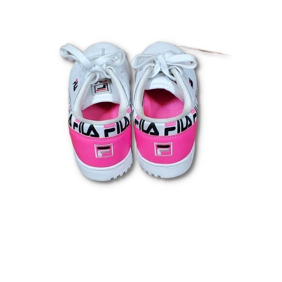 ❤️Fila Original Fitness Tape Retro White And Pink Shoe Sneakers - Picture 5 of 8